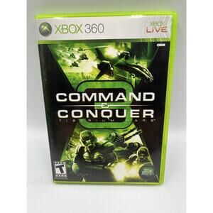 Command & Conquer 3: Tiberium Wars (Microsoft Xbox 360, 2007) CIB